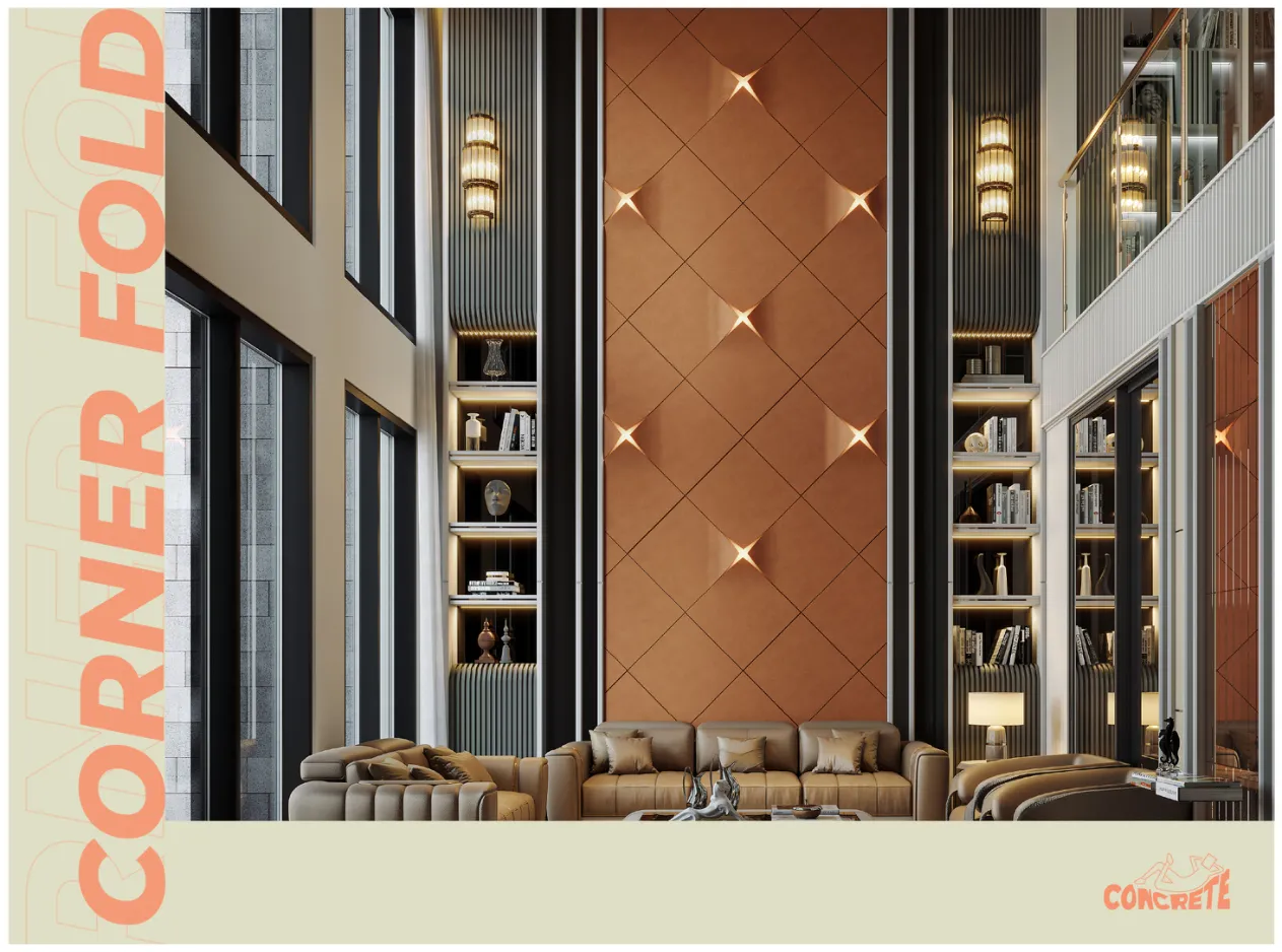 Corner Fold Wall Panel Texture