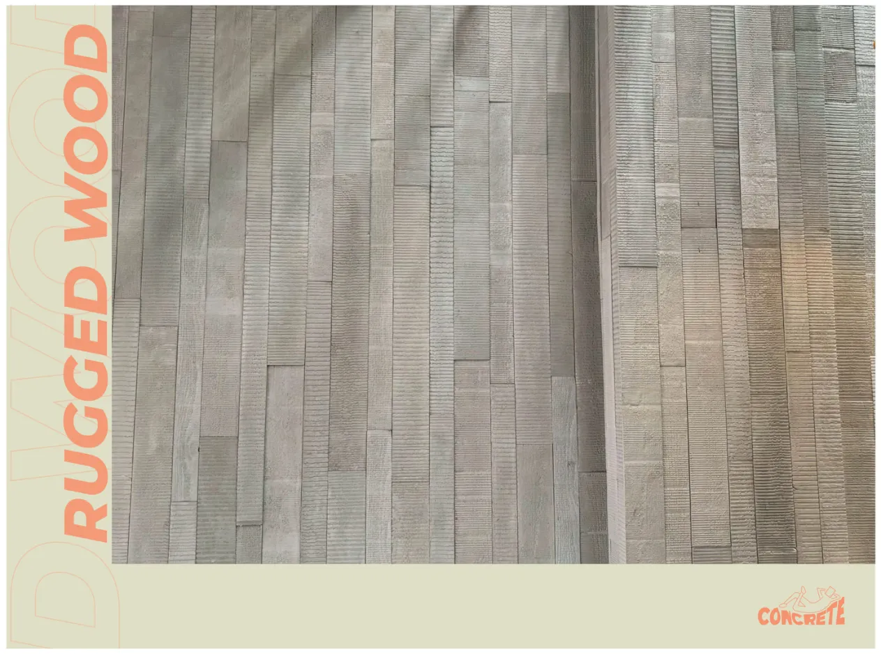 Rugged Wood Planks Wall Panel Texture